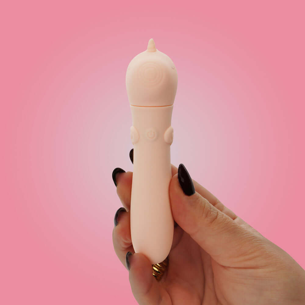 Unihorn - USB Bullet - Heart Throb - Coral USB Rechargeable Vibrating Bullet
